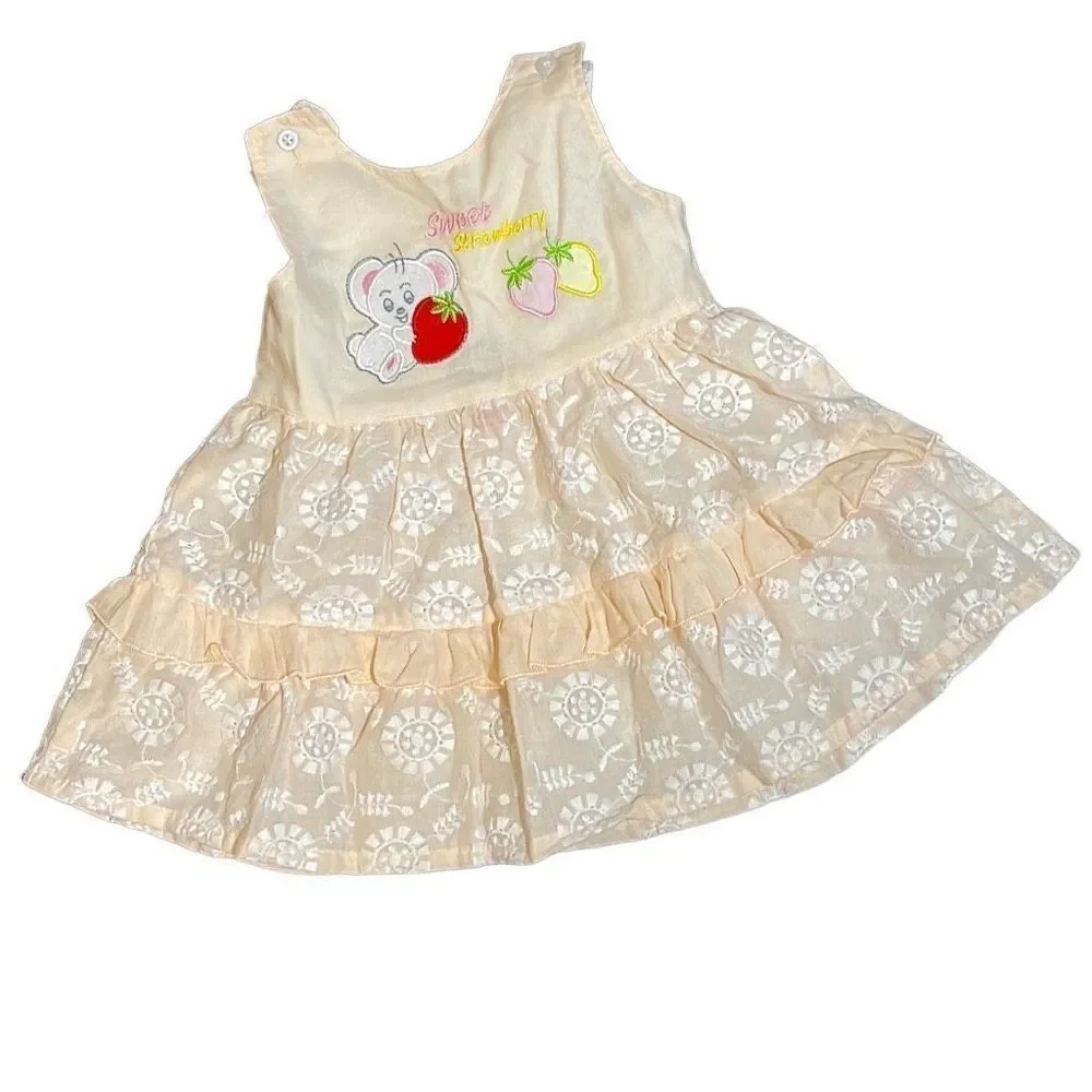Infant‎ Girls Dress Bundle-Size 14 Blue/Pink/Peach